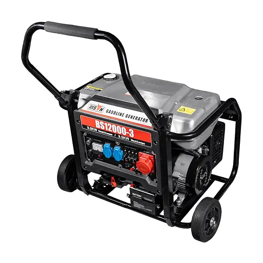 Генератор бензиновий трифазний 9 кВт Bison BS12000-3 (41-00409) - фото 9