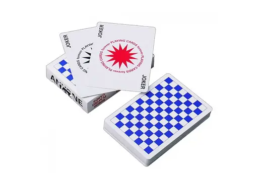 Карты для фокусов United States Playing Card Company Anyone Forever Checkerboards R2 (blue) (PC_AFCR2) - фото 3