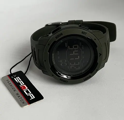 Тактические часы North Edge Mars Pro Black 5Bar Зеленый - фото 5