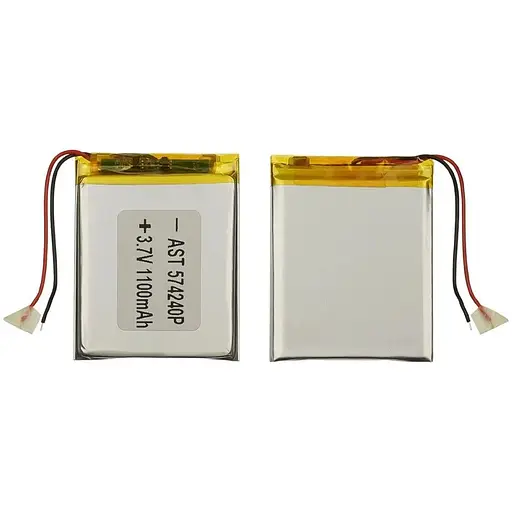 Акумулятор 574240P універсальний з контролером, 5 х 40 х 51 мм (1250 mAh)/ для смартфона, планшета