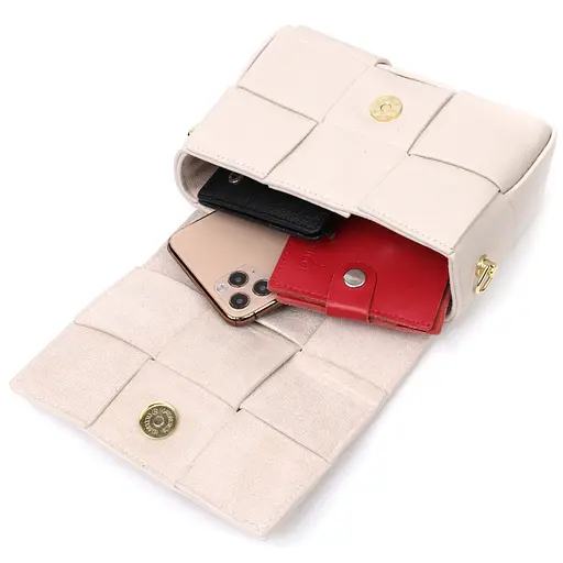 Женская сумка Vintage с переплетами из натуральной кожи 17х12.5х5.5 см sum0029052 - фото 8