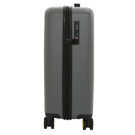 Валіза LEGO Brick 2x2 Trolley S 40 л темно-сіра з жовтою вставкою (20152-1962) - фото 2