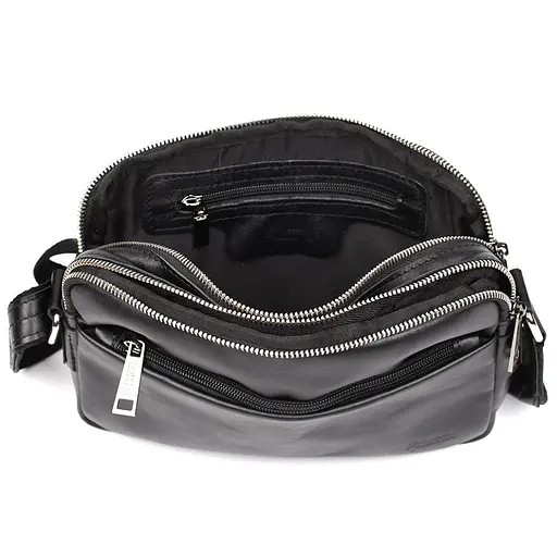 Чоловіча шкіряна сумка TARWA 28х18.5х5 см sum0025447 - фото 5