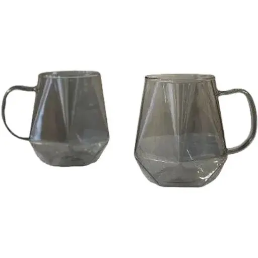 Набор кружек Vittora Sunset VT-5102-300 2 чашки 300 мл Серый - фото 1
