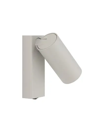 Бра, настінний світильник Nowodvorski 11765 Fourty GU10 1x10W IP20 світло-сірий - фото 5