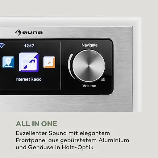 Радио-интернет Auna Silver Star CD Cube (10033004) - фото 6