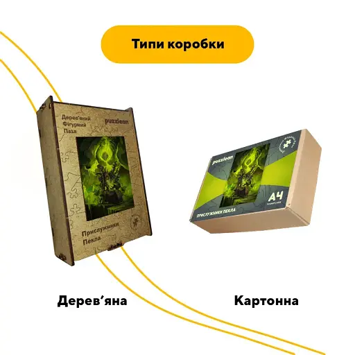 Дерев'яний фігурний пазл Прислужник Нежиті, А1, Картонна коробка 500+ елементів - фото 4