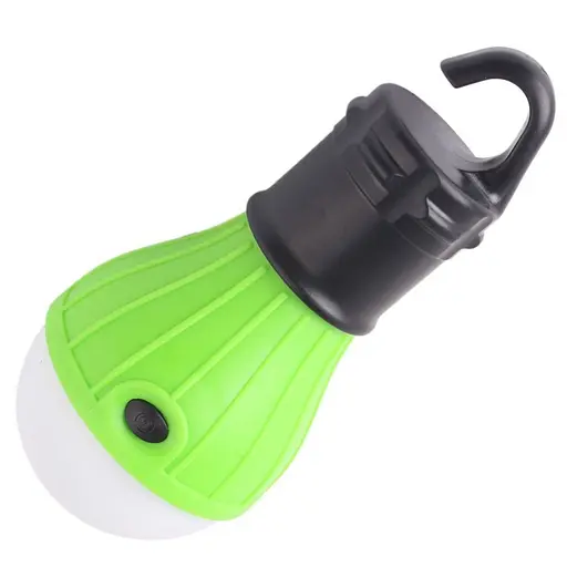 Ліхтар для намету туристичний світлодіодний TL-3, зелений, на батарейках ААА (100242)