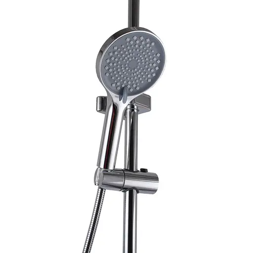 Душевая система DOMINO ELLIPSE DCC-0002 смеситель с верхним душем и ручной лейкой для ванной комнаты - фото 4