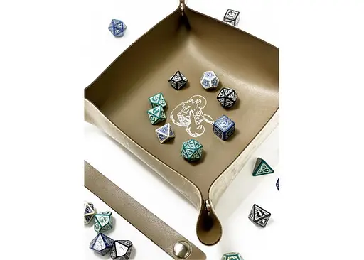 Настольная игра Планета Ігор Лоток для кубиков Дракон (коричневый) (Dice tray Dragon brown) (pi-dt005) - фото 9