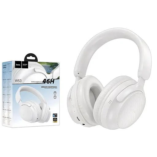 Бездротові накладні навушники Hoco W53 з Bluetooth 5.4, вбудованим мікрофоном та закритою конструкцією - фото 2