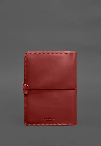 Шкіряний блокнот А5 (софт-бук) 9.4 червоний - фото 9