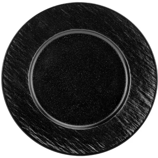 Тарілка Elisey Інь і Ян чорна 27 см (9182-006)