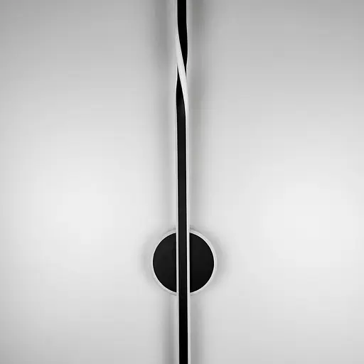 Видовжене світлодіодне чорне бра 80 см 4000K Арт. WB 32/800 BK Line F - фото 4