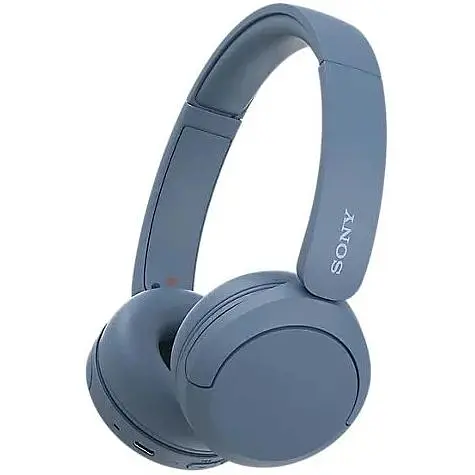 Наушники Sony On-ear WH-CH520 BT 5.2 SBC AAC Wireless Mic синие