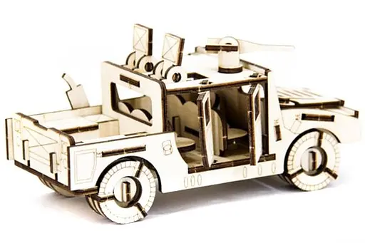 Дерев'яний конструктор Хаммер 74 деталі - фото 6