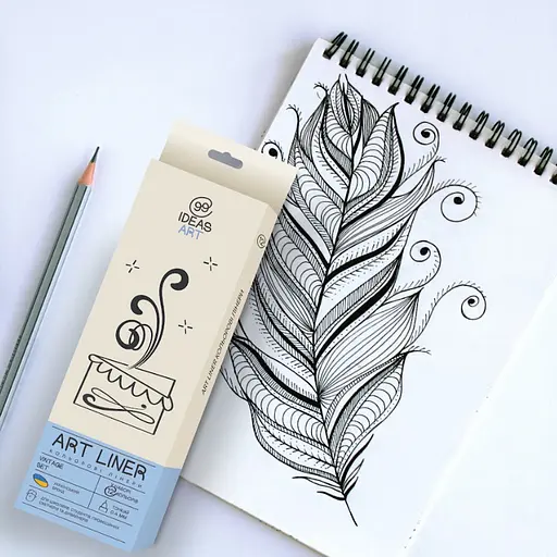 Набір кольорових лінерів, 12 кольорів, 12 set Vintage, IDEA10-AL12VINT, 99IDEAS - фото 3