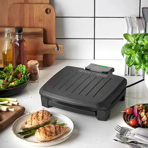 Гриль прижимной Russell Hobbs George Foreman Immersa Medium 1300Вт черный - фото 9