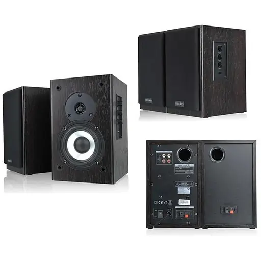 Колонки 2.0 Microlab B72, черный, 24 Вт (2x12 Вт), МДФ, 2xRCA, управление сбоку - фото 1