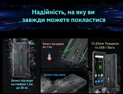 Смартфон Blackview BV5200 4/32 Gb NFC черно-зеленый - фото 6