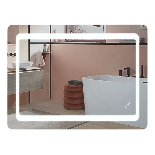 Дзеркало Mixxus TWEE MR09-50x80-Reverse (LED Touch, антизапотівання, димер, регулювання яскравості) MI6930 - фото 1