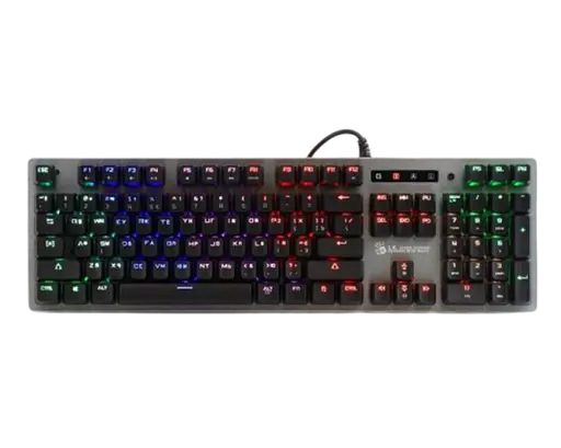 Клавиатура A4Tech B760 Bloody RGB Grey (B760 BLOODY (GREY) GREEN)