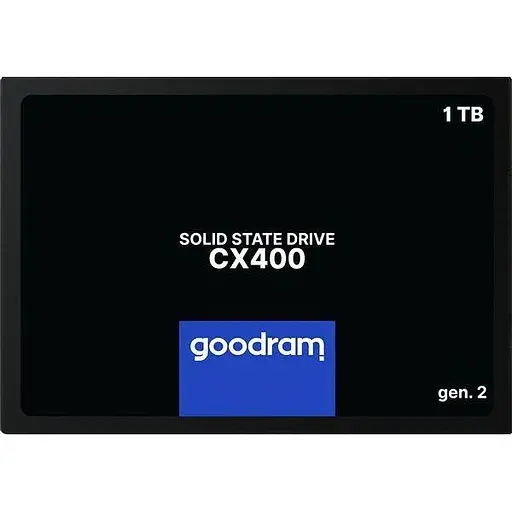 SSD внутренний 1 TB GOODRAM CX400 gen.2 SATA 2.5 TLC - фото 1