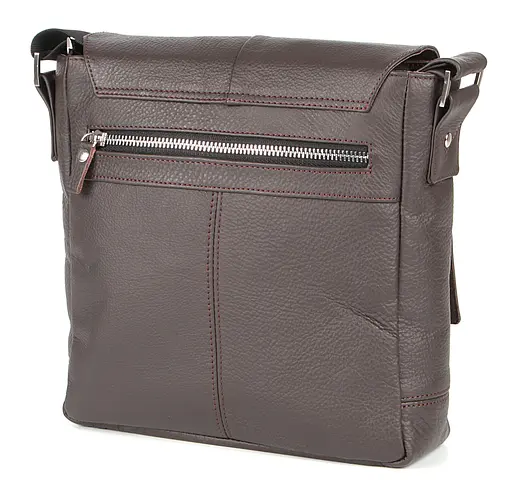 Чоловіча шкіряна сумка SHVIGEL 21х23х8 см sum0012637 - фото 4