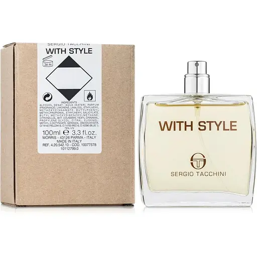 Туалетна вода тестер Sergio Tacchini With Style 100 мл - фото 1