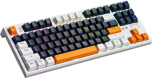 Клавіатура GamePro MK180W Red Hot-Swap RGB White - фото 2