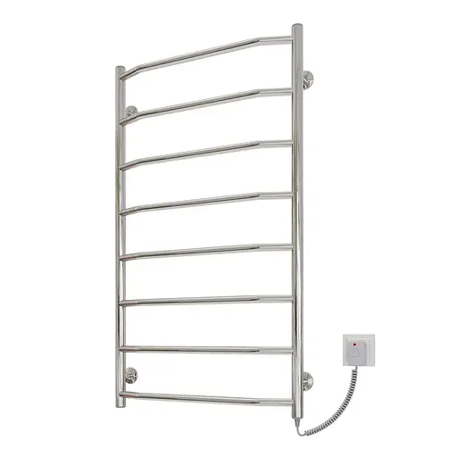 Електрична Сушарка для рушників Kosser Трапеція 1200x600/10 ER рег. ДТ21ER, Хром, Праве - фото 1