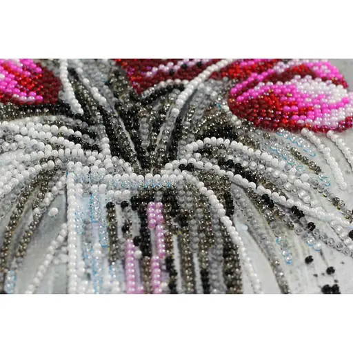 Набір для вишивання бісером "Червоний смарагд" 40х22 см - фото 3