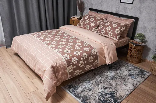 Комплект постільної білизни Moon&Star Бязь Gold Люкс Daisy King Size 220x240 наволочки 2х50х70 - фото 1