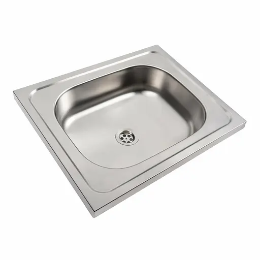 Кухонная мойка из нержавеющей стали Platinum 4050 (0,4/120 мм), Нержавеющая сталь - фото 2