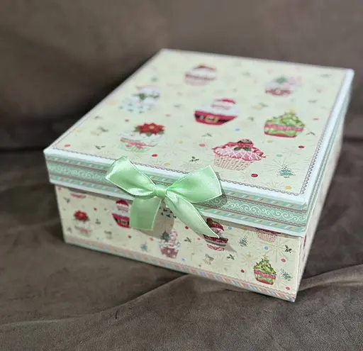 Чайный набор R36252 Домашнее Рождество керамика с ложками в подарочной коробке 280 мл Белая 2 чашки - фото 5