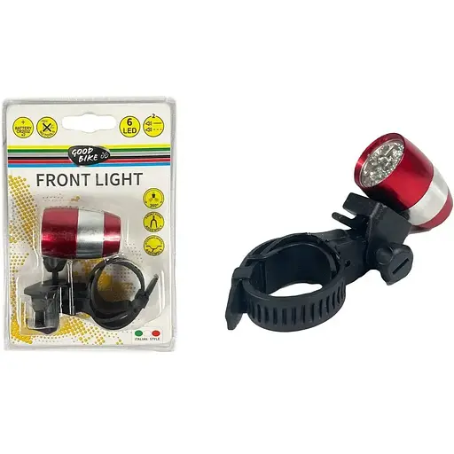 Ліхтарик на батарейках світлодіодний Good Bike Ant 6 LED червоний (92316R-IS) - фото 8
