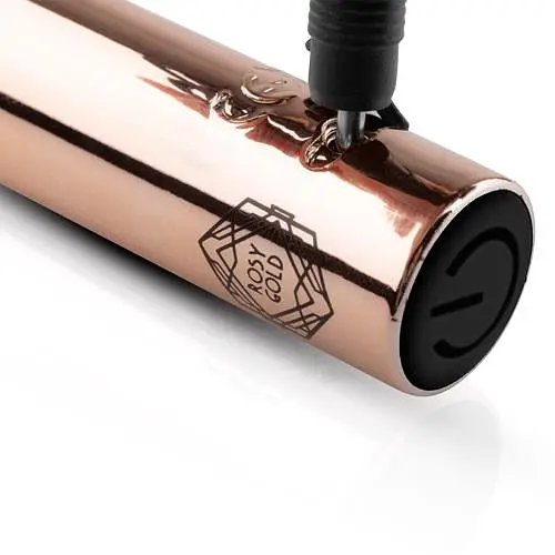 Вібратор EasyToys Rosy Gold Nouveau G-spot 22 см золотистий - фото 5