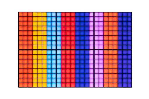 Twinkly Панель Smart LED Twinkly Squares 1+5 RGB, Gen II, IP20, 16x16см, кабель білий - фото 6