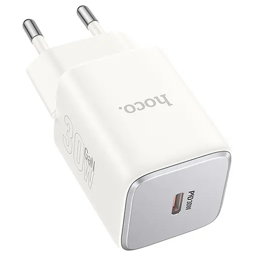 СЗУ Hoco N43 Vista PD30W (1USB-C) Moonlight white - фото 2