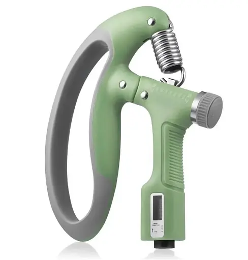 Еспандер кістьовий з лічильником PowerPlay PP-4403 з регульованим навантаженням 10-100 кг, Зелений (PP_4403_Green) - фото 3