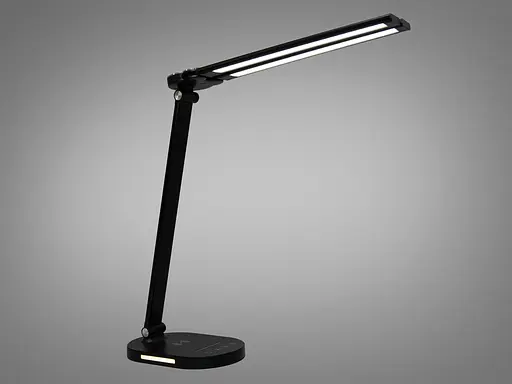 Компактна, розкладна, led настільна лампа з бездротовою зарядкою, 14Вт - фото 3