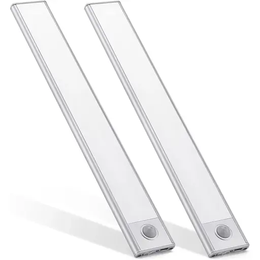 Датчик руху під світлом шафи для кухні, акумуляторні 50 світлодіодних ліхтарів шафи з активацією руху, бездротове живлення від бат