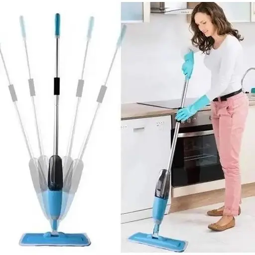 Швабра лентяйка healthy spray mop с распылителем воды - фото 8