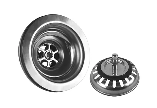 Кухонна мийка гранітна Rea Nils набір 5в1 grey ZLE-00101, Сірий - фото 9