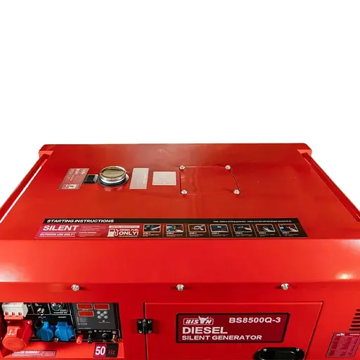 Генератор Синхронний Bison 6 кВт BS8500Q-3 / 6000 Вт / Дизель (41-00413) - фото 7