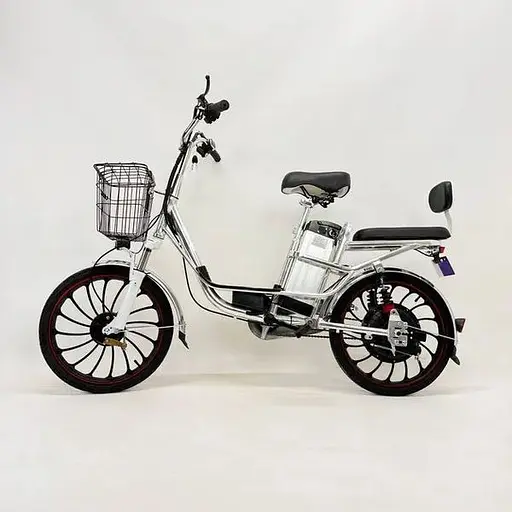 Электровелосипед E-scooter V3 двухместный 20 дюймов 450W 48V 16Ah + PASS-система - фото 2