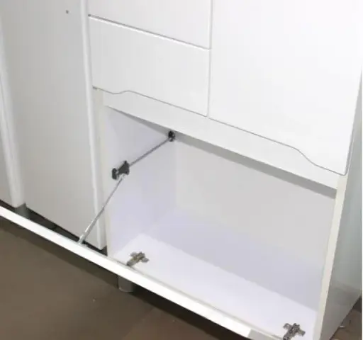 Пенал підлоговий для ванної Пік Альба 60 см Білий 30412 - фото 6