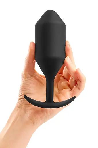 Анальна пробка B-Vibe Snug Plug 5, 16 см (чорний) - фото 4
