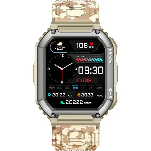 Смарт-часы Gelius Pro GP-SW007 Tactical Navy Bluetooth call IP68 Military - фото 3