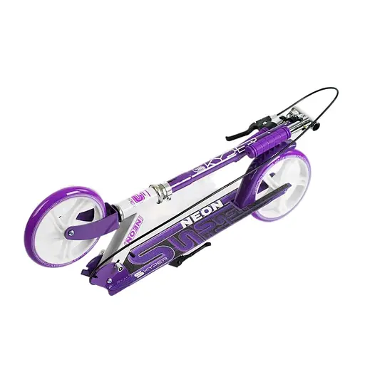 Самокат Skyper Neon 77-102х52х10 см Фіолетовий 000283528